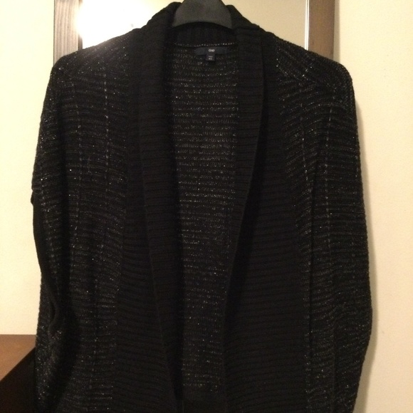 Gap Sweaters - Gap sleeveless sweater black with silver sparkle
